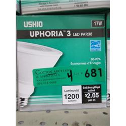 4 New LED PAR 38 Spotlight Bulbs