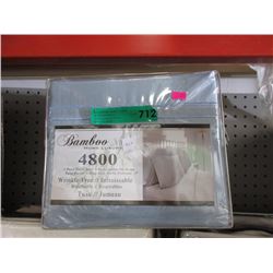 New Twin Size 3 Piece Bamboo Sheet Set - Blue