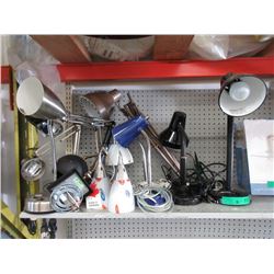 7 Assorted Lamps & Light Fixtures