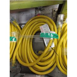 New 50 Foot Heavy Duty Multi Outlet Extension Cord