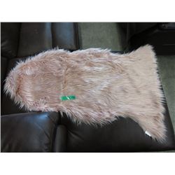 2 New Pink Fun Fur Throws by Style in Form