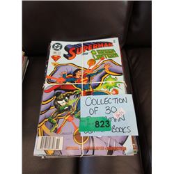 Collection of 30 Superman Comic  Books