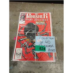 Collection of 40 Punisher Comic  Books