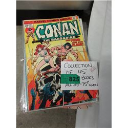 Collection of 45 Comic Books with 25¢ - 75¢ Covers