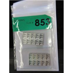 Two 10 Gram .999 Fine Silver Divisible Bars