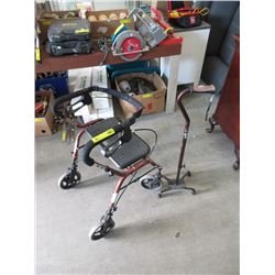 Medi Chair Walker With Cane