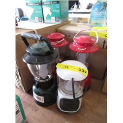 4 Battery Operated Lanterns
