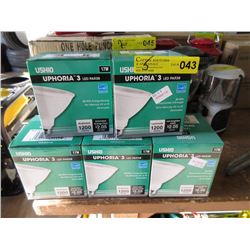 5 New LED PAR 38 Spotlight Bulbs