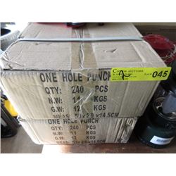 2 New Cases of One Hole Punches