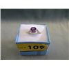 Image 2 : 2.9 CT Amethyst & Diamond Sterling Silver Ring