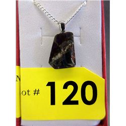 Canadian Free Form Ammolite Pendant