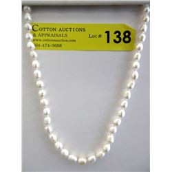 Hand Knotted Freshwater Pearl Necklace