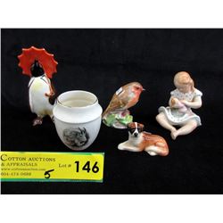 5 Vintage English Figurines