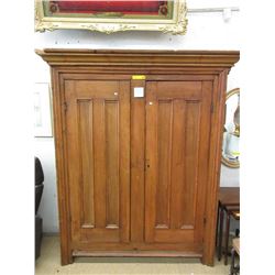 Primitive Pine Wardrobe - Circa 1810