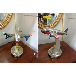 Metal Airplane Lamp