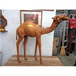 Leather Covered Camel Statue