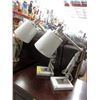 Image 1 : Pair of New Marble Base Adjustable Table Lamps
