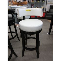 New 30" Swivel Stool - White