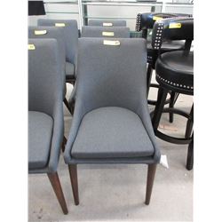 New Grey Fabric Upholstered Side Chair