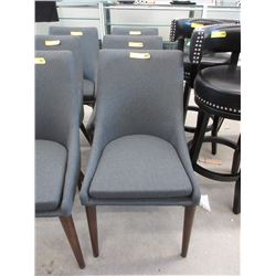 New Grey Fabric Upholstered Side Chair