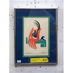 Rare 1977 Art Thompson Barnacle Serigraph