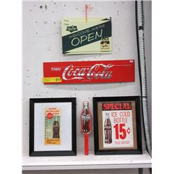 6 Pieces of Coca- Cola & Sprite Memorabilia