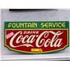 Image 1 : 2007 Embossed Tin Coca-Cola Sign