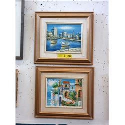 2 Oil on Canvas Paintings