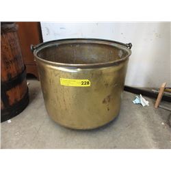 Large Brass Cauldron
