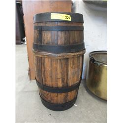 Metal Banded Wood Cask