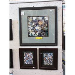 3 Framed Miles Chas Art Photographs