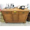 Image 1 : Vintage Maple Buffet Cabinet