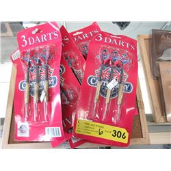 6 Packages New Canterbury Darts - 3 Per Package