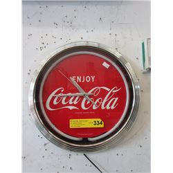 14" Electric Neon Coca-Cola Clock