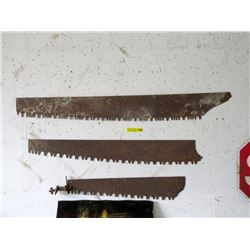 3 Vintage Saw Blades