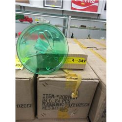 4 Cases of New 7" Footed Glass Dragonfly Trivets