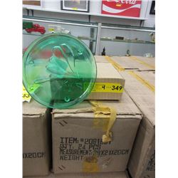 4 Cases of New 7" Footed Glass Dragonfly Trivets