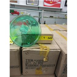 4 Cases of New 7" Footed Glass Dragonfly Trivets