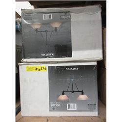 2 New Levico Nassima Hanging Light Fixtures