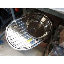 2 New Stainless Steel Sinks