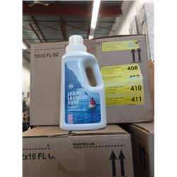 Case of Spring Fresh Liquid Laundry Soap