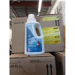 Case of Spring Fresh Liquid Laundry Soap