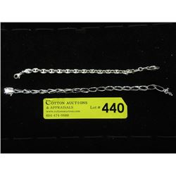 2 Sterling Silver Bracelets