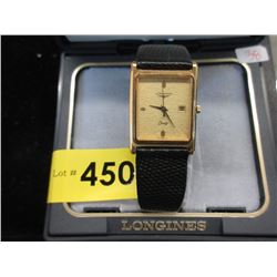 1970's Longines Quartz Wrist Watch with Box & Card
