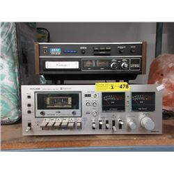 Onkyo Cassette Deck & AKAI 8-Track