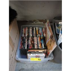 Tote of DVD Movies