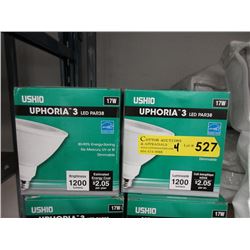 4 New LED PAR 38 Spotlight Bulbs
