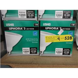 4 New LED PAR 38 Spotlight Bulbs