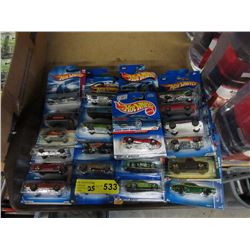 25 New Assorted Hot Wheel Vehicles
