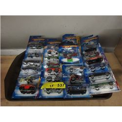 25 New Assorted Hot Wheel Vehicles